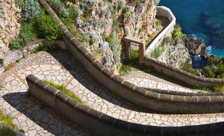Via Krupp Pulau Capri, Italia